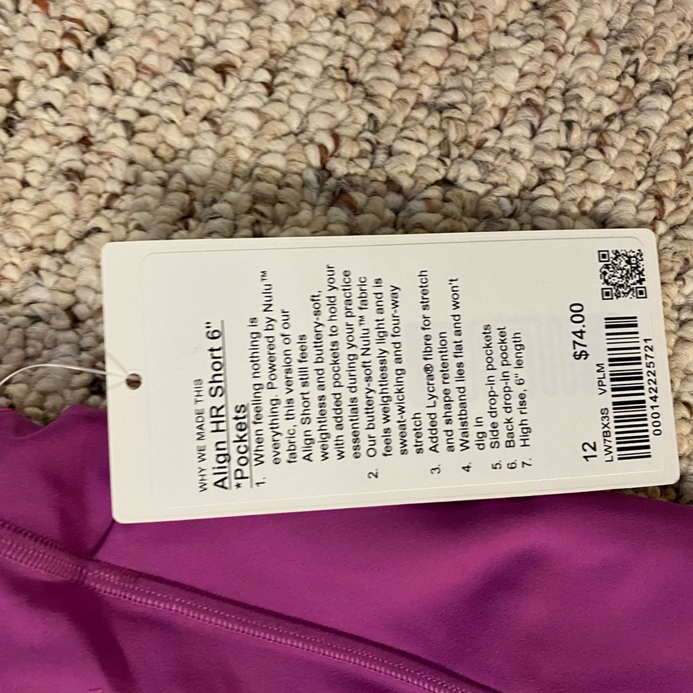 lululemon Align™ High-Rise Short
with Pockets 6" - Picture 6 of 8